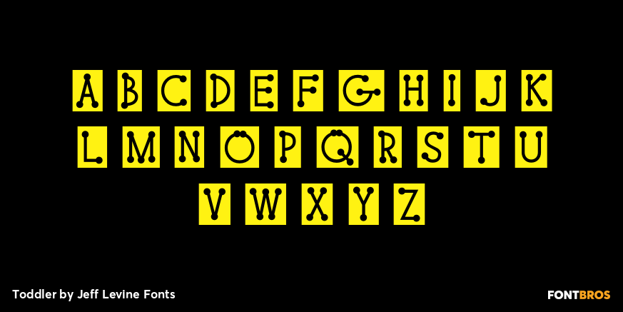 Toddler Font Poster #3