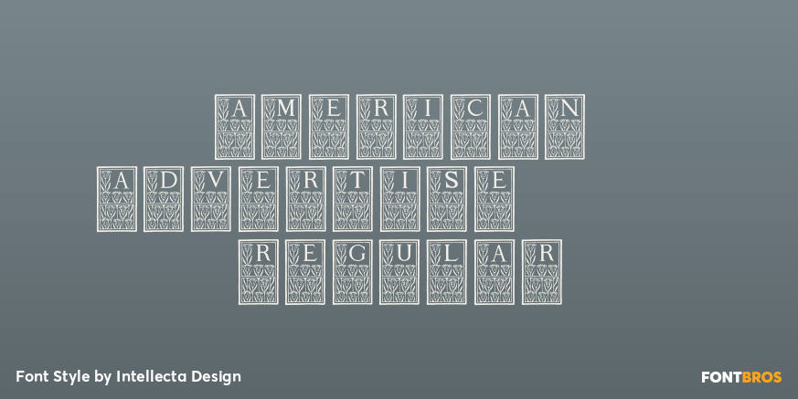 American Advertise 003 Regular Poster