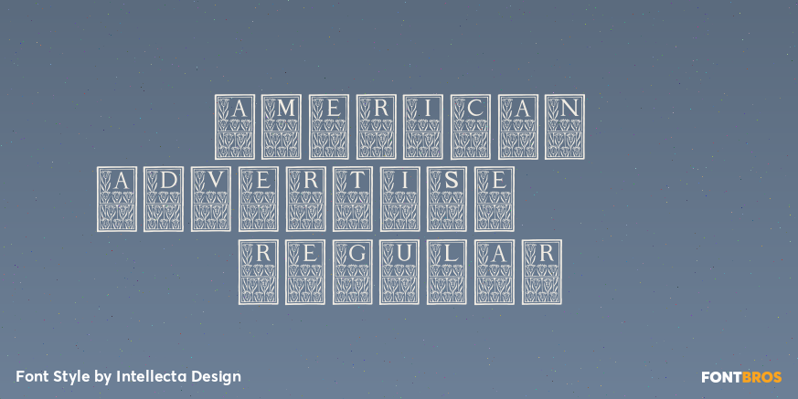 American Advertise 003 Regular Poster