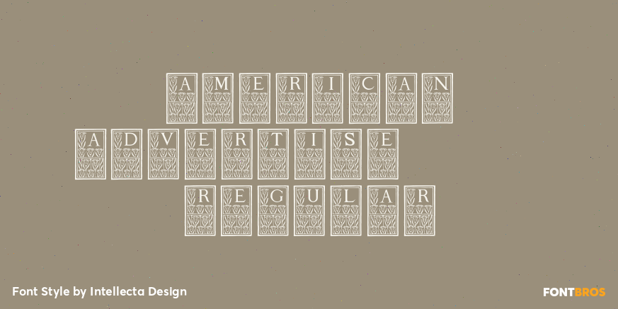 American Advertise 003 Regular Poster