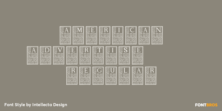 American Advertise 003 Regular Poster