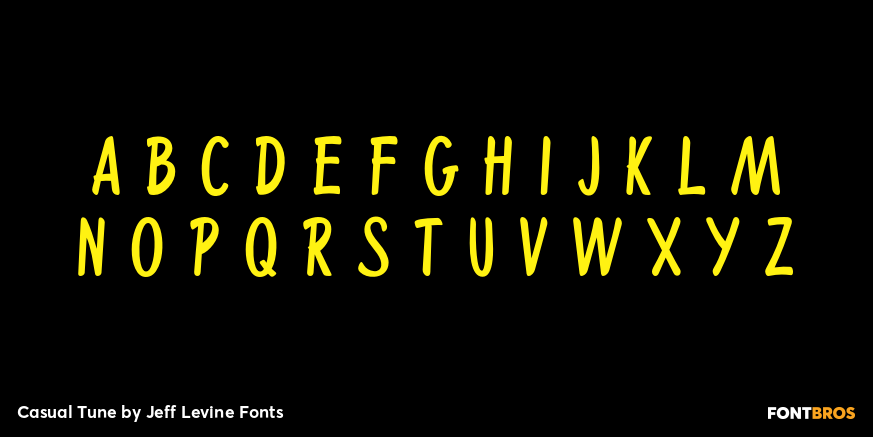 Casual Tune Font Poster #2