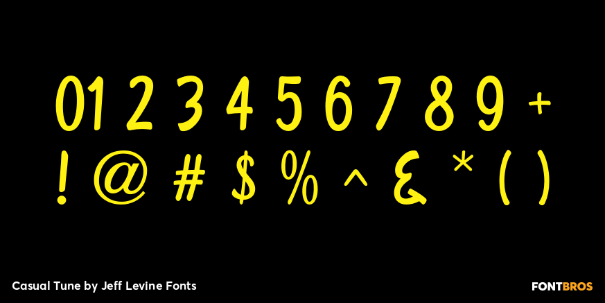 Casual Tune Font Poster #4