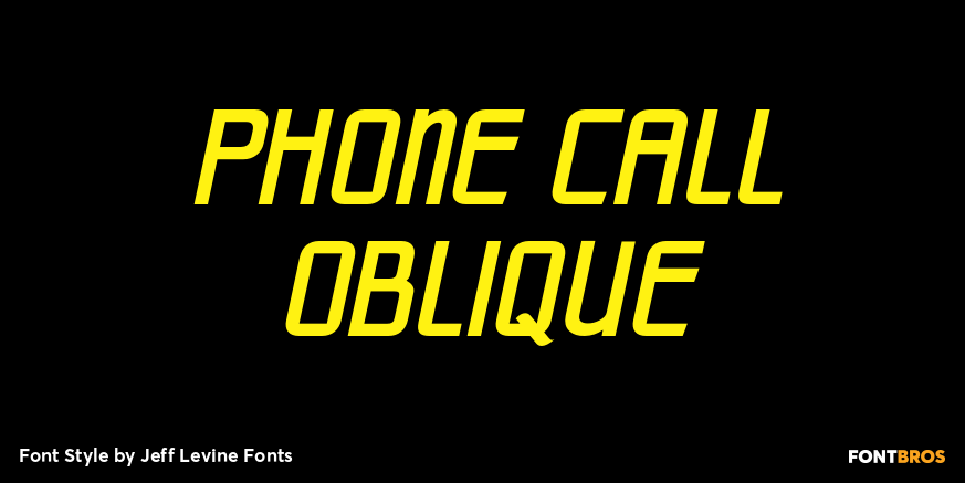 Phone Call Oblique Poster