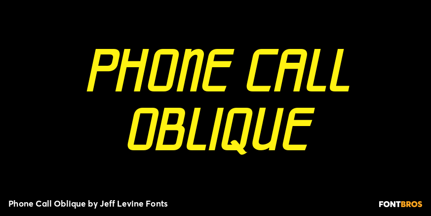 Phone Call Oblique Poster
