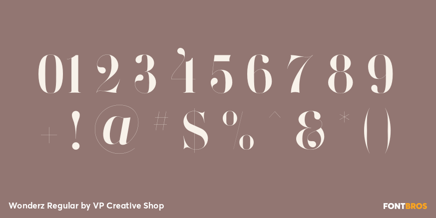 Wonderz Regular Font Poster #4