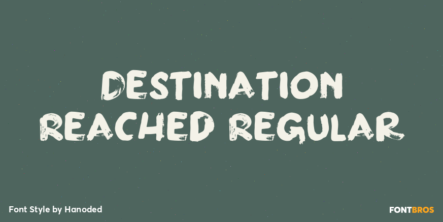Destination Reached Regular Poster