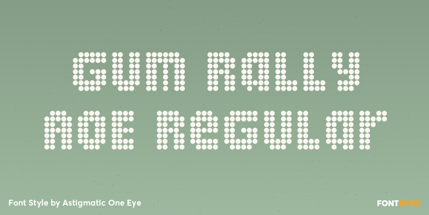 Gum Rally AOE Regular Poster