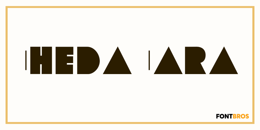 Theda Bara Font Poster