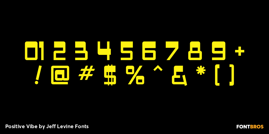 Positive Vibe Font Poster #4