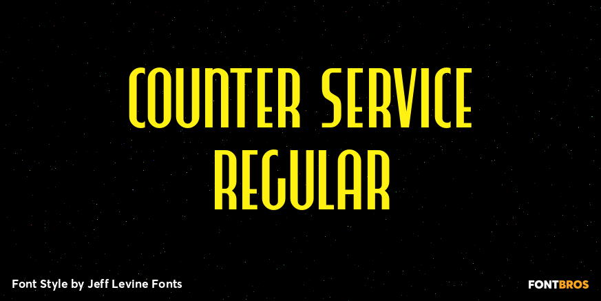 Counter Service Regular Poster