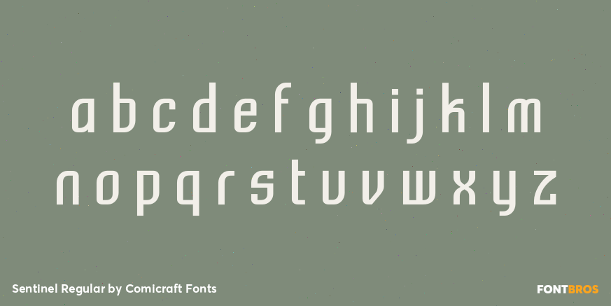 Sentinel Regular Font Poster #3