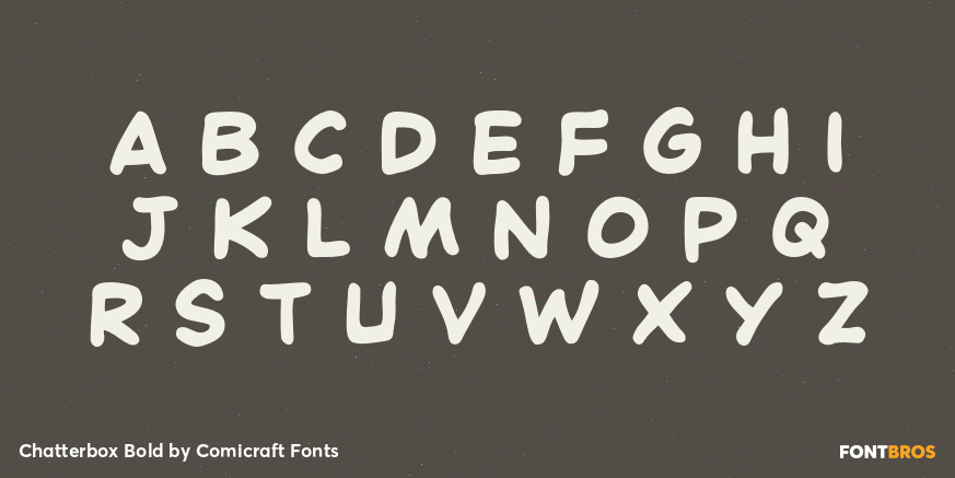 Chatterbox Bold Font Poster #3