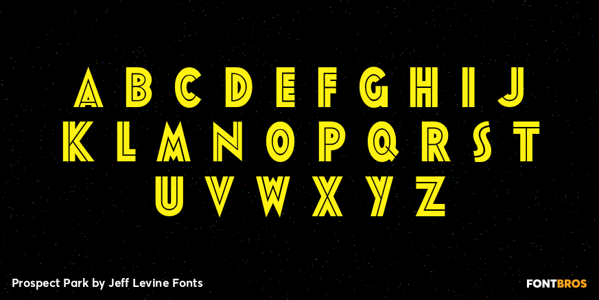 Prospect Park Font Poster #1