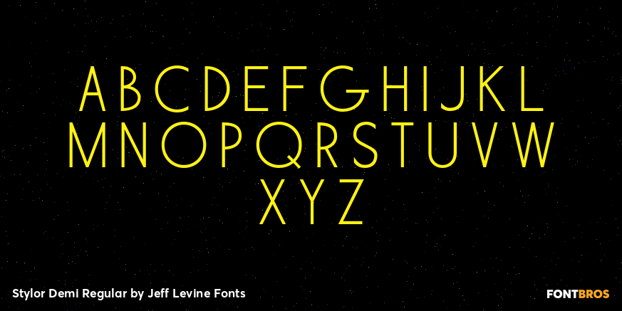 Stylor Demi Regular Font Poster #1
