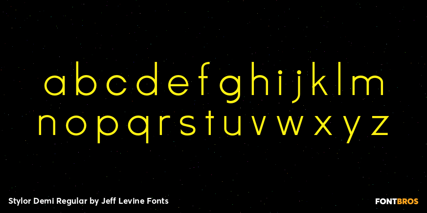 Stylor Demi Regular Font Poster #1