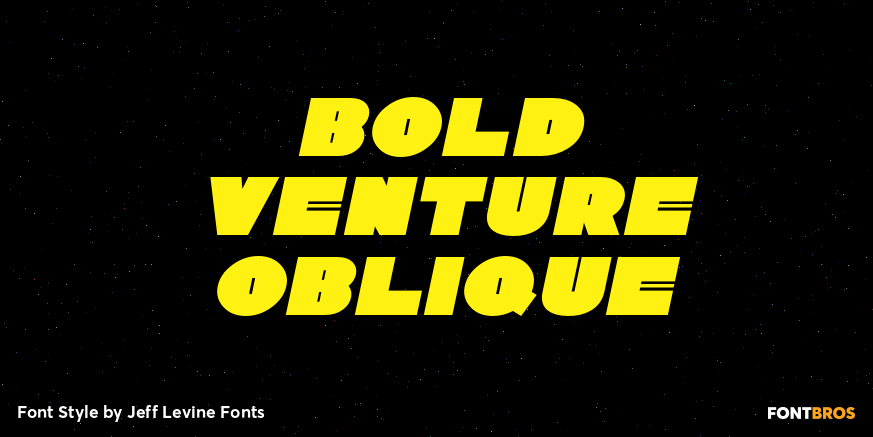 Bold Venture Oblique Poster