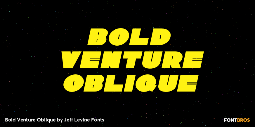 Bold Venture Oblique Poster