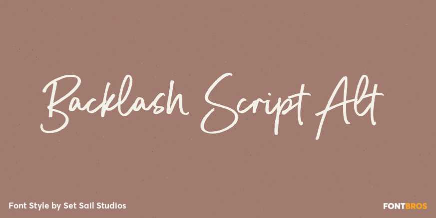 Backlash Script Alt Poster