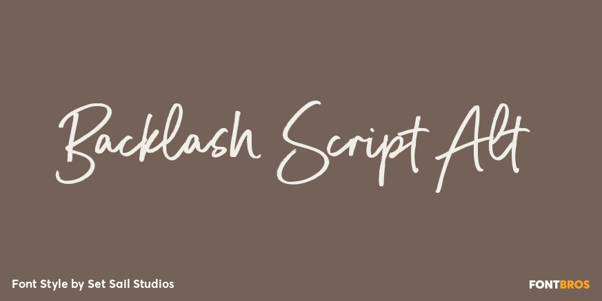 Backlash Script Alt Poster