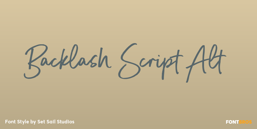 Backlash Script Alt Poster