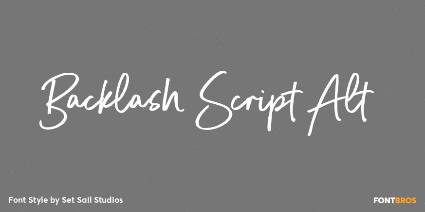 Backlash Script Alt Poster