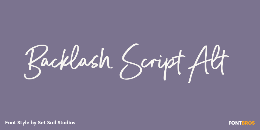 Backlash Script Alt Poster