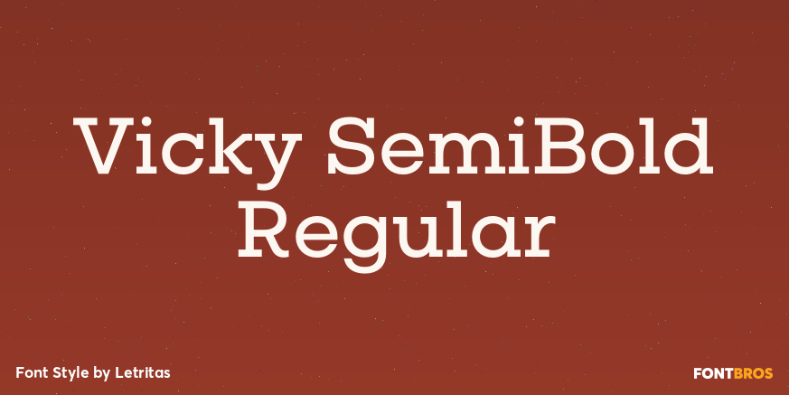 Vicky SemiBold Regular Font Poster #1