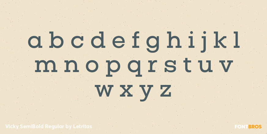 Vicky SemiBold Regular Font Poster #3