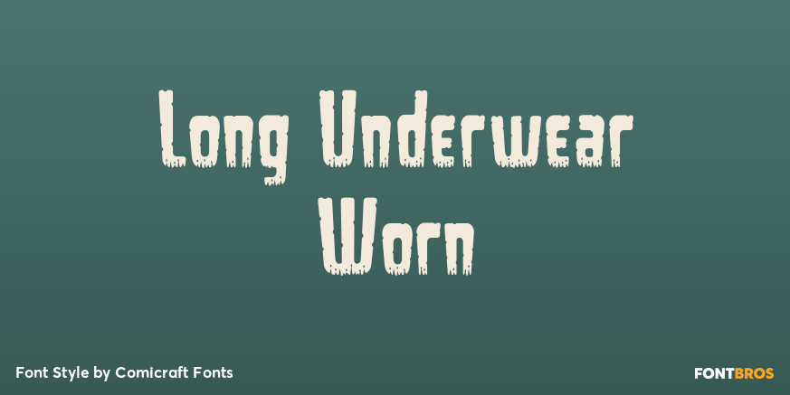 Long Underwear Worn Poster