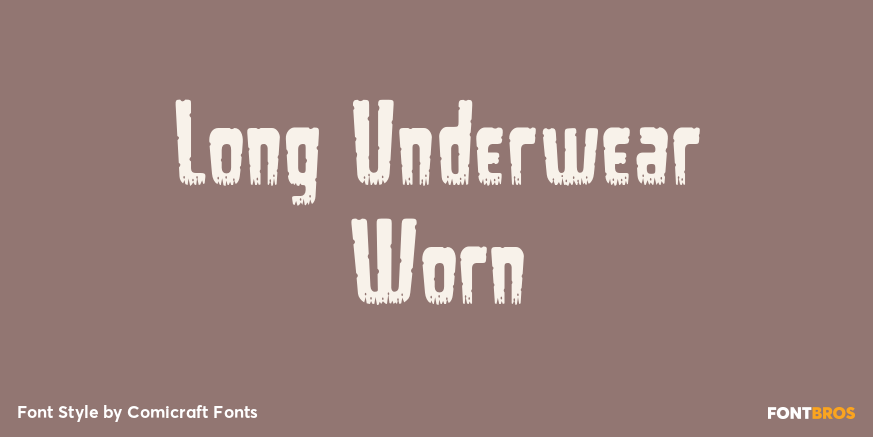 Long Underwear Worn Poster