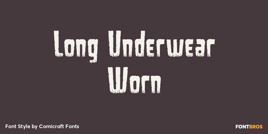 Long Underwear Worn Poster