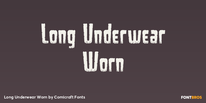 Long Underwear Worn Poster