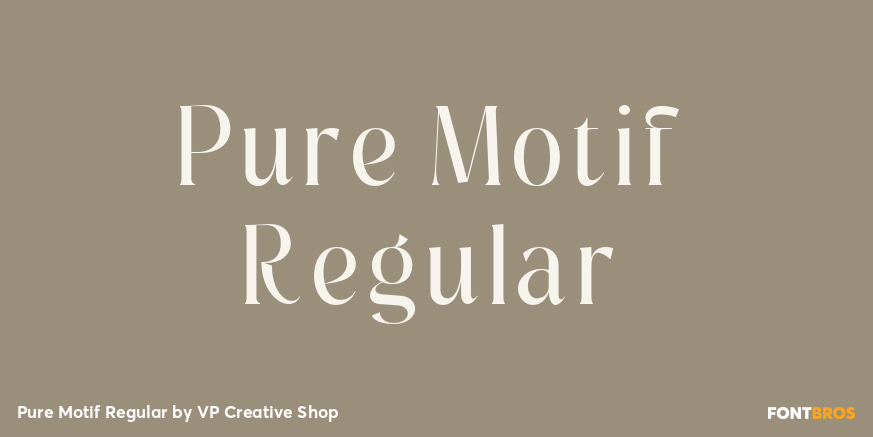 Pure Motif Regular Poster