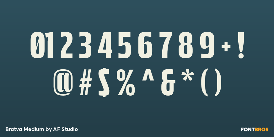 Bratva Medium Font Poster #4