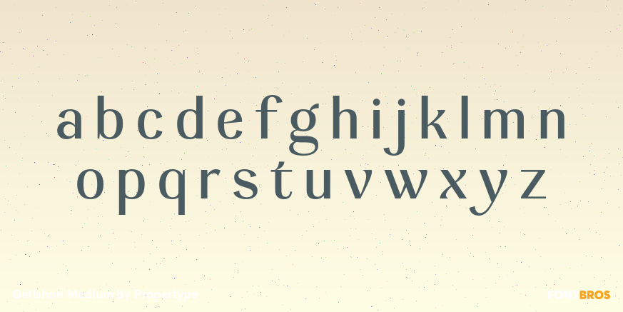 Getishan Medium Font Poster #3