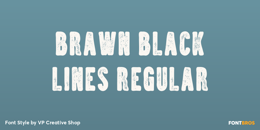Brawn Black Lines Regular Poster