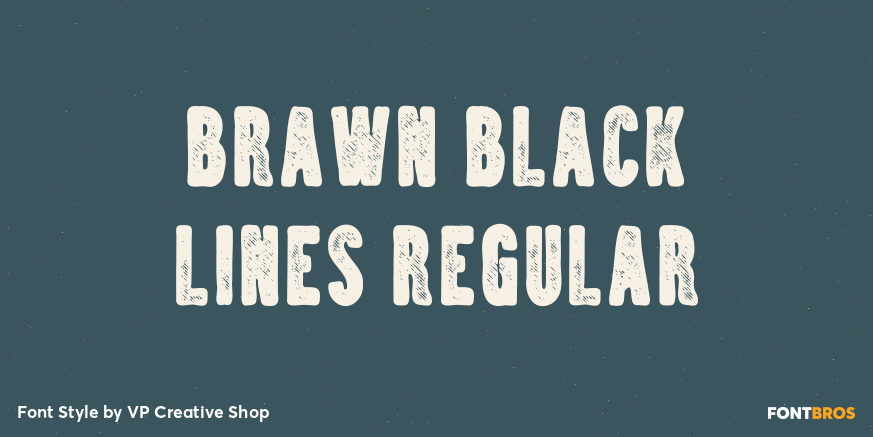 Brawn Black Lines Regular Poster