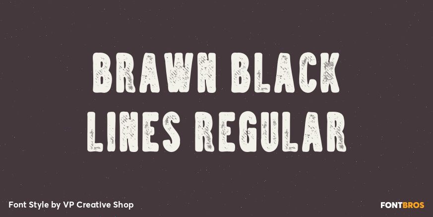 Brawn Black Lines Regular Poster