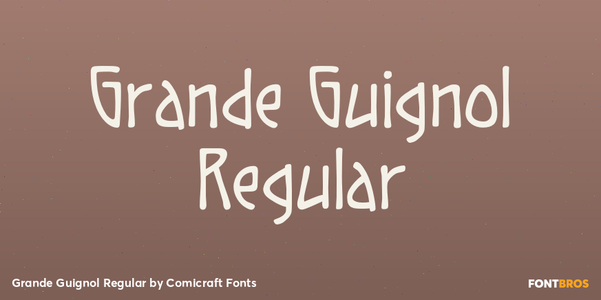 Grande Guignol Regular Font Poster #1