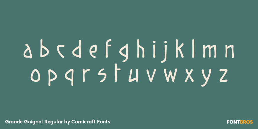 Grande Guignol Regular Font Poster #3