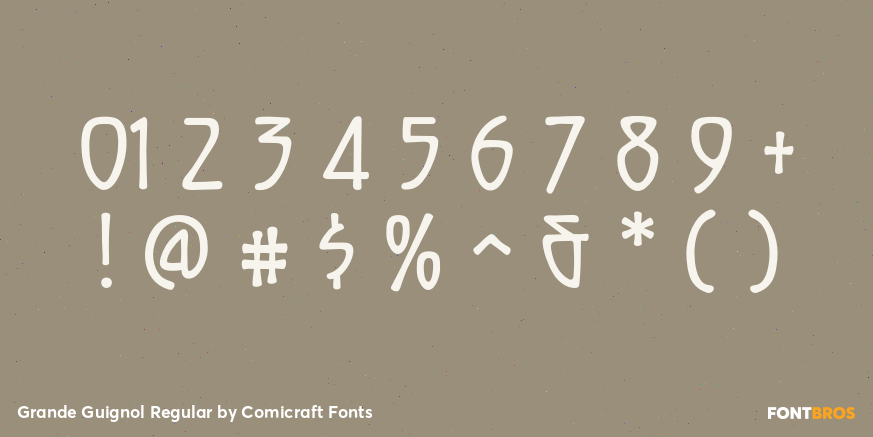 Grande Guignol Regular Font Poster #4