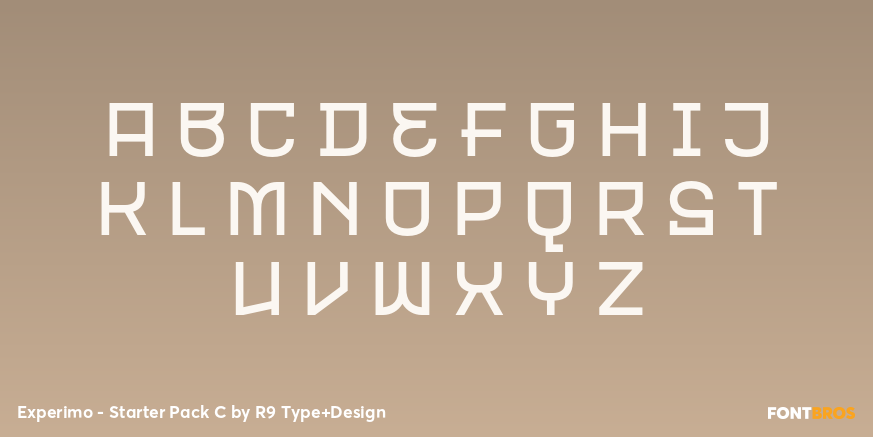 Experimo - Starter Pack C Font Poster #2