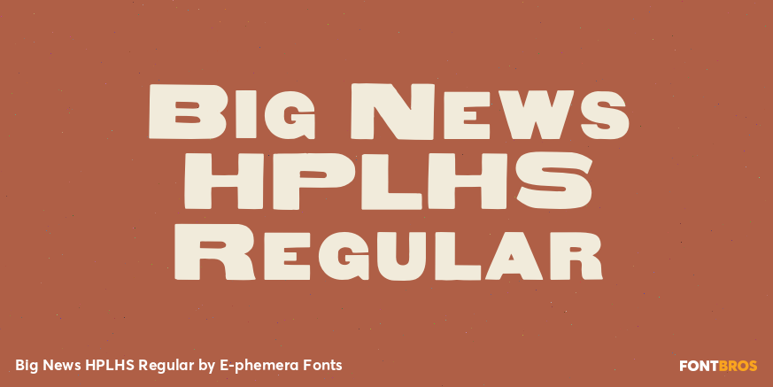 Big News HPLHS Regular Poster
