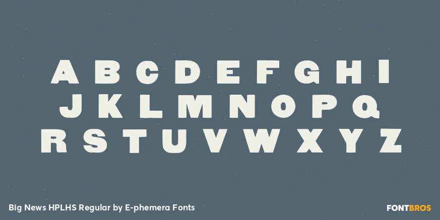 Big News HPLHS Regular Font Poster #3