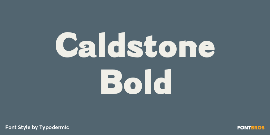 Caldstone Bold Poster
