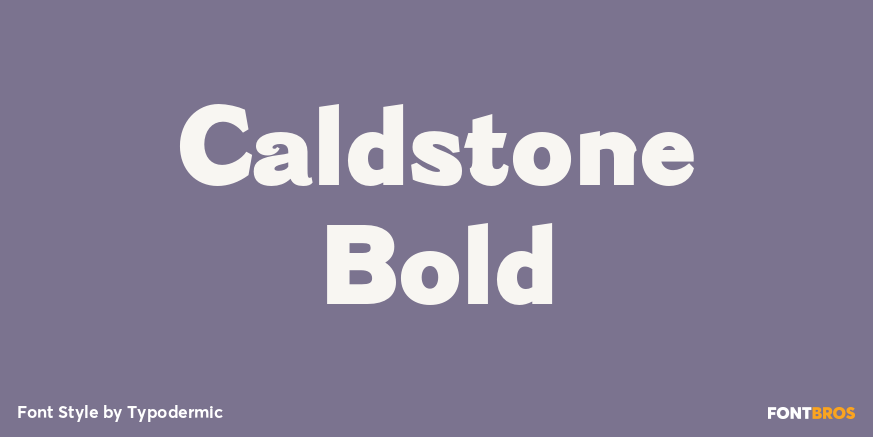 Caldstone Bold Poster