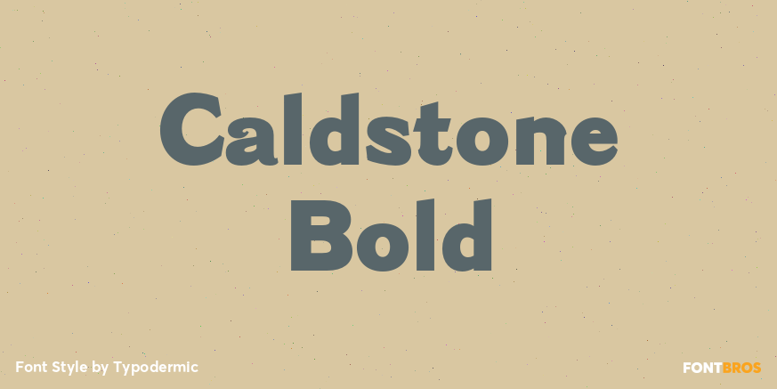 Caldstone Bold Poster