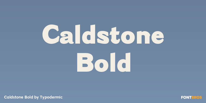 Caldstone Bold Poster