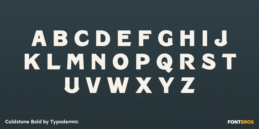 Caldstone Bold Font Poster #2